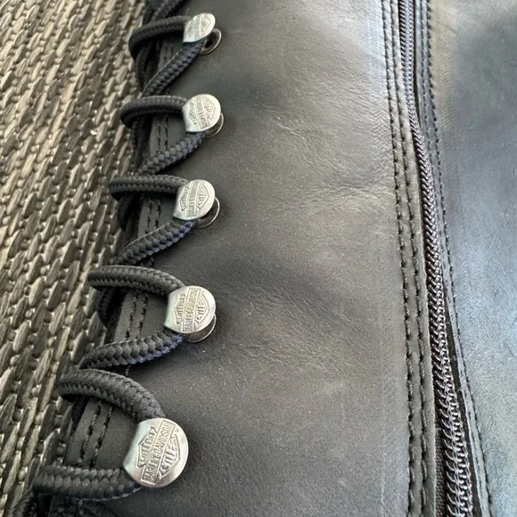 Harley-Davidson Leather Boots Beechwood Motorcycle Size 8 Size Tall Riding Boots - Picture 7 of 16